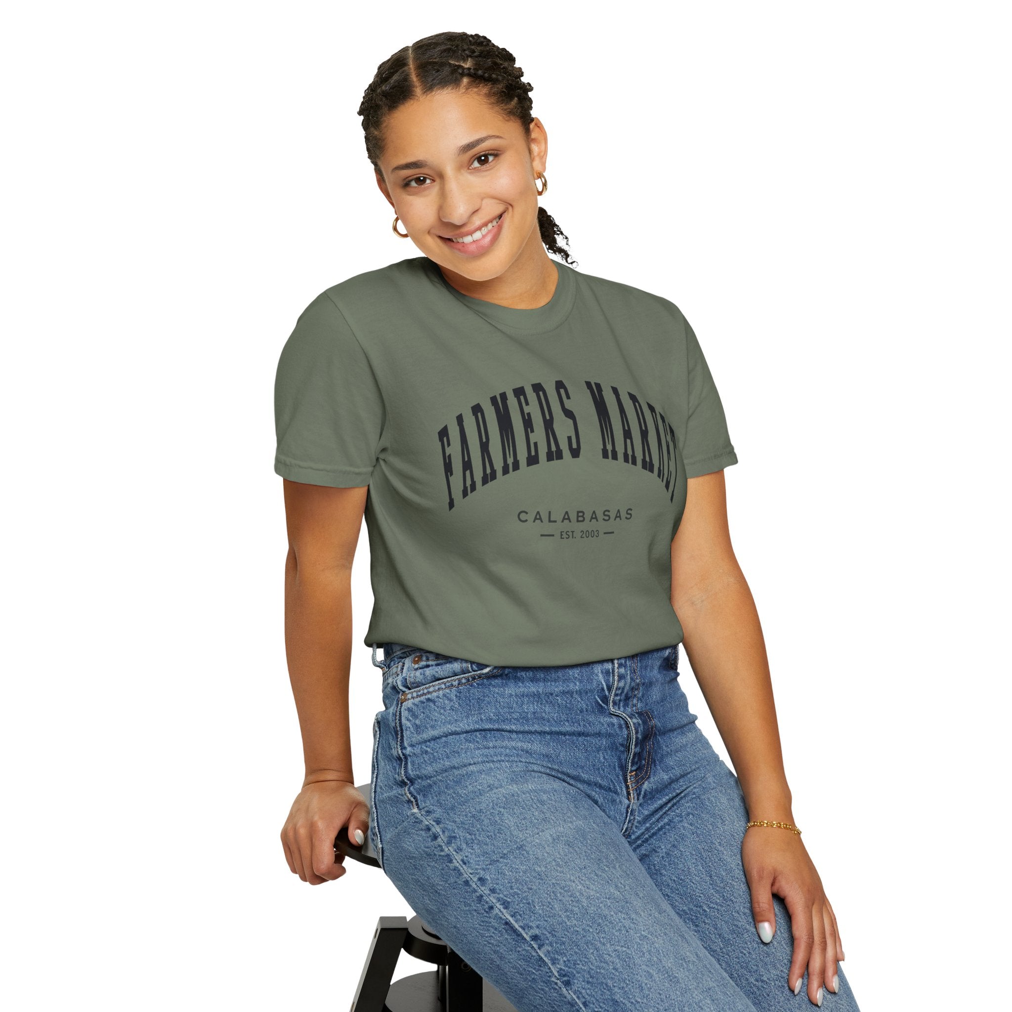 Calabasas Farmers Market Collegiate Tee (Small City Text)