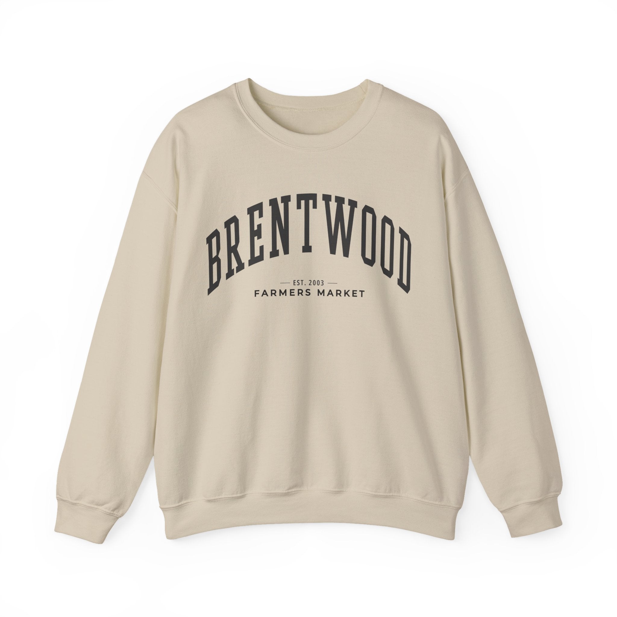 Brentwood Farmers Market Sweatshirt (Large City Text)