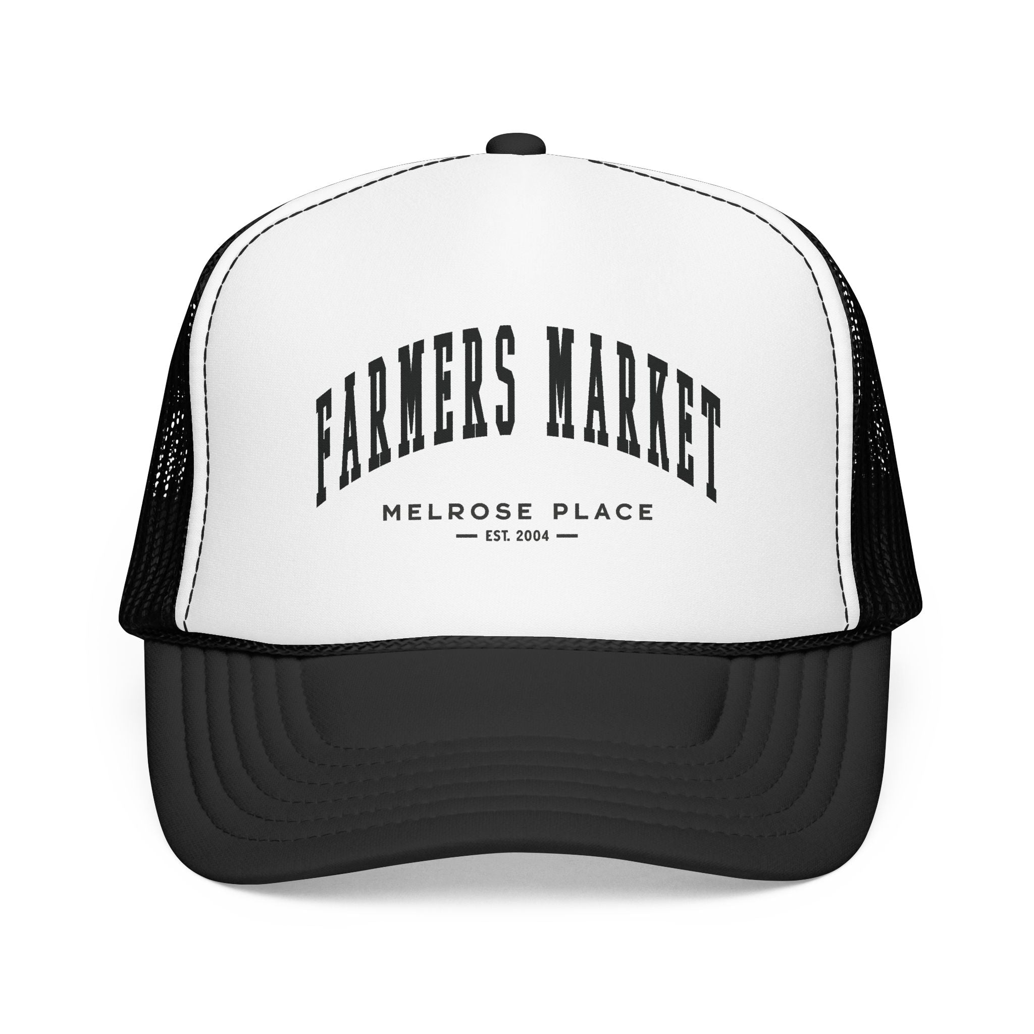 Melrose Place Market Trucker Hat (Small City Text)