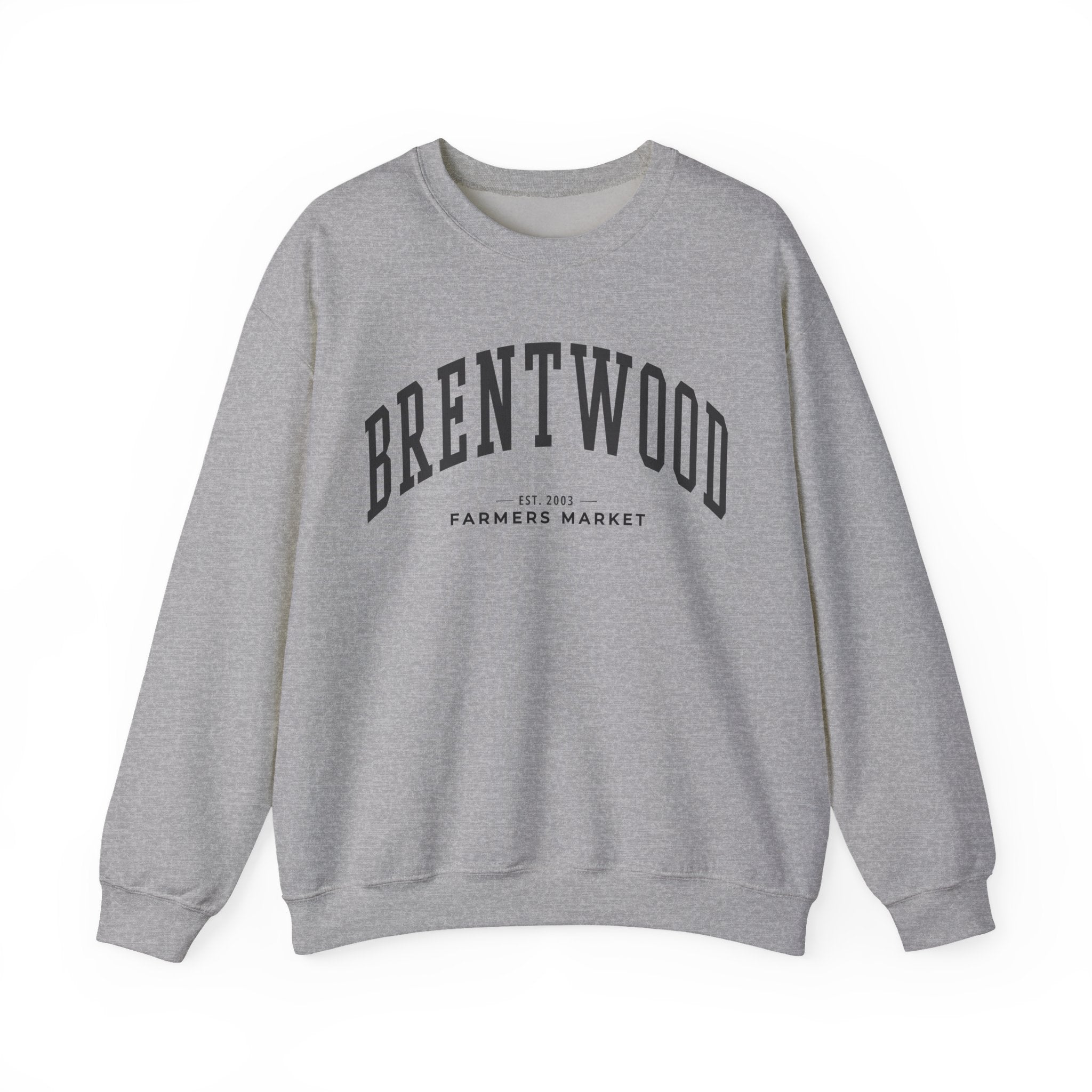 Brentwood Farmers Market Sweatshirt (Large City Text)