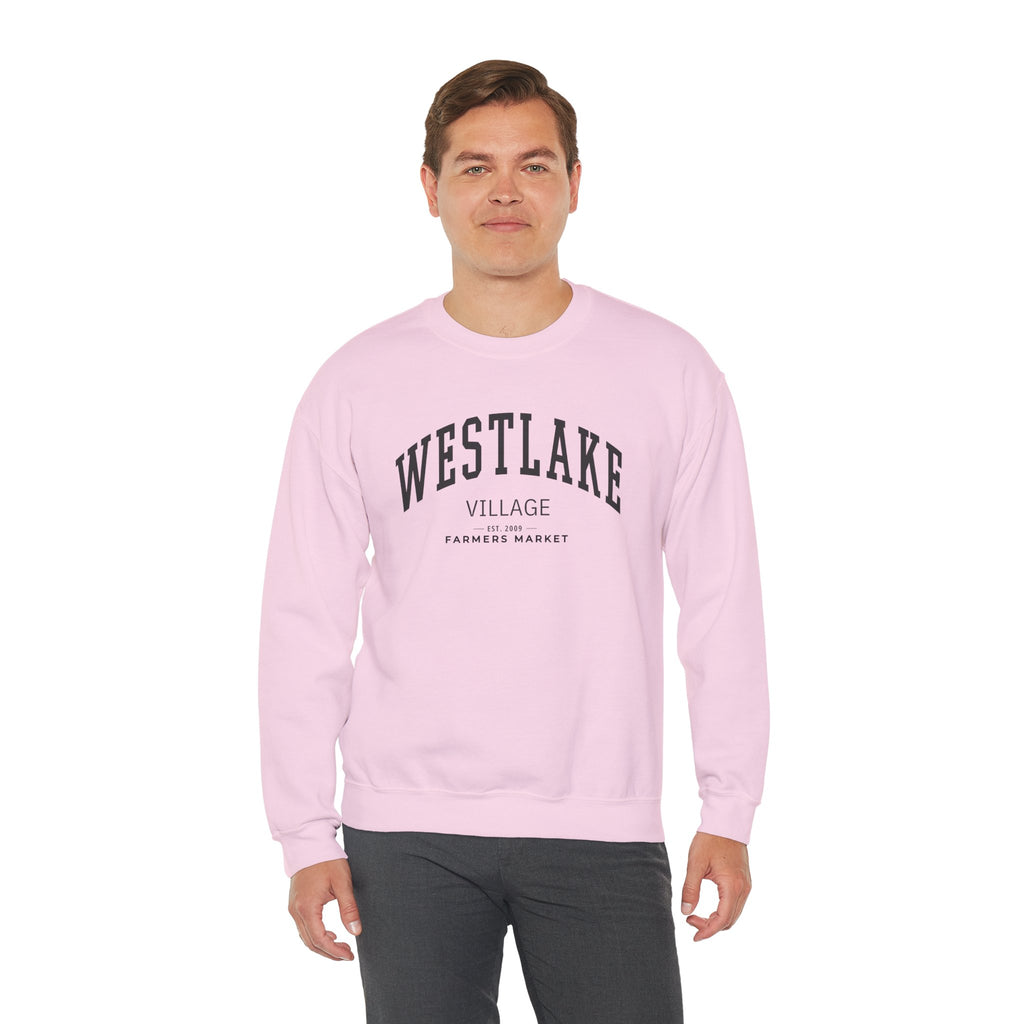 Westlake Village Farmers Market Collegiate Crewneck (Large City Text)