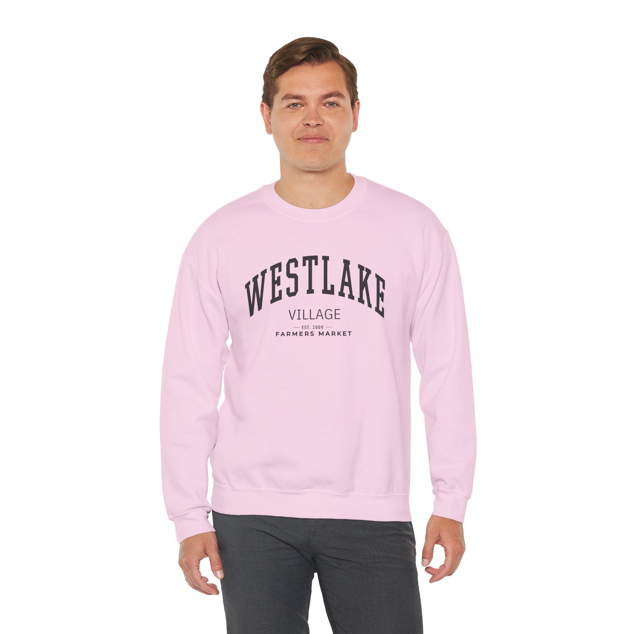 Westlake Village Farmers Market Collegiate Crewneck (Large City Text)