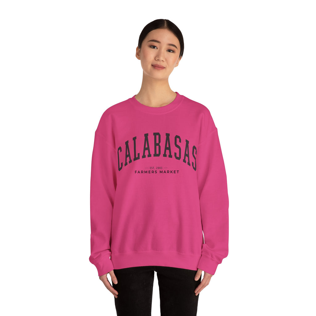 Calabasas Farmers Market Collegiate Crewneck (Large City Text)