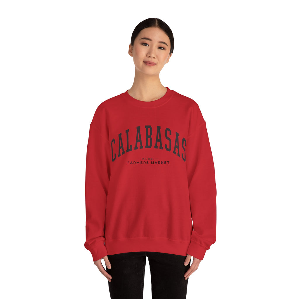 Calabasas Farmers Market Collegiate Crewneck (Large City Text)