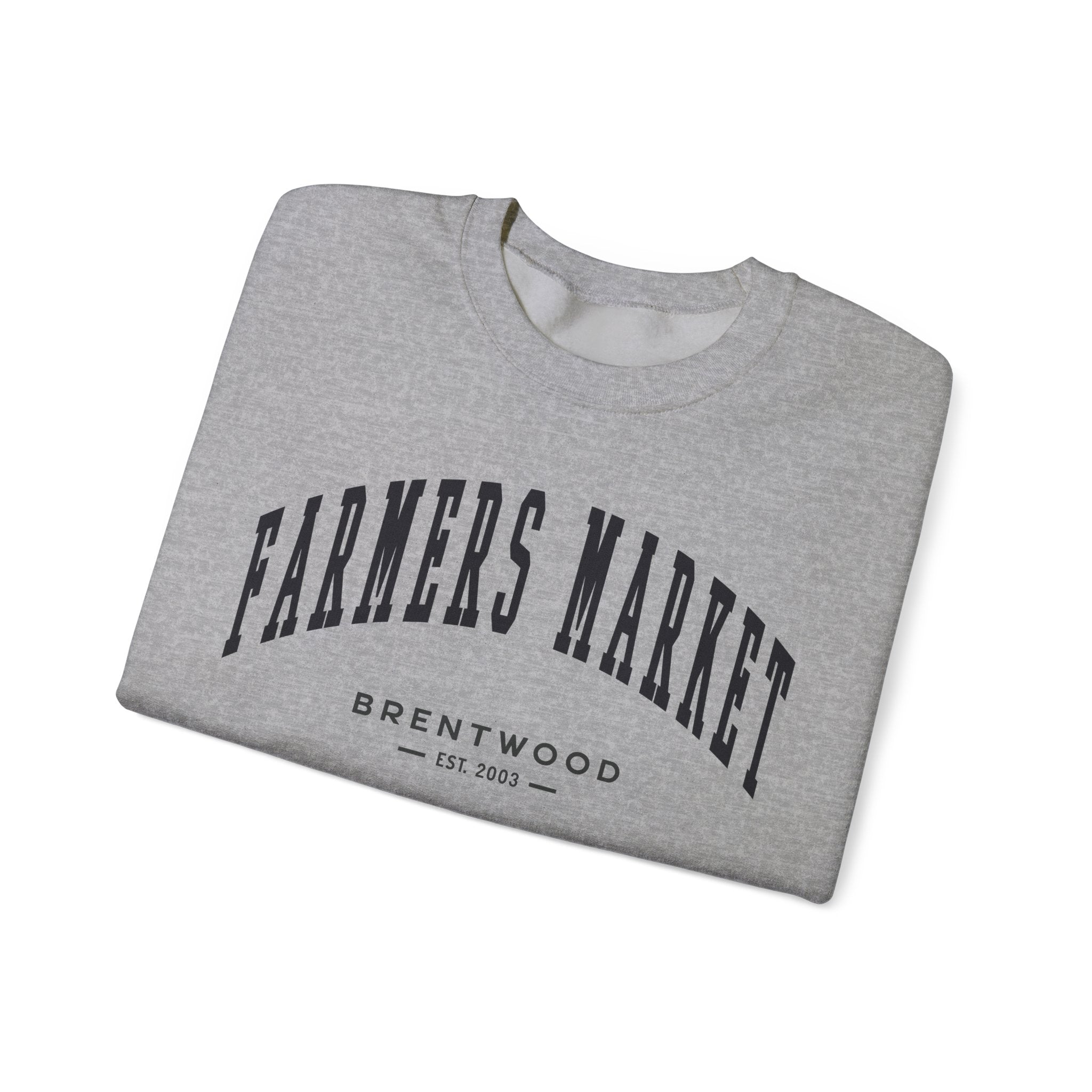 Brentwood Farmers Market Sweatshirt (Small City Text)