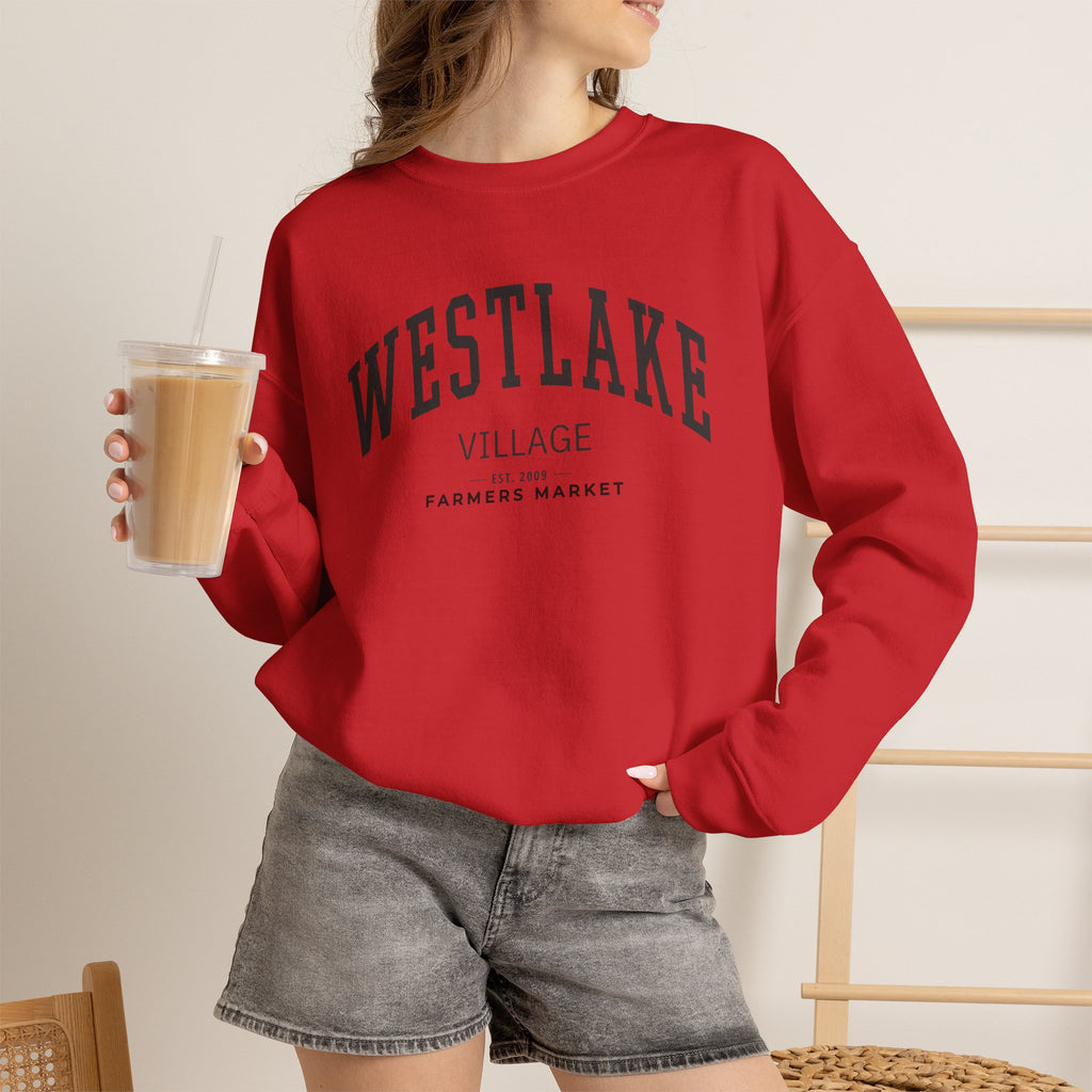 Westlake Village Farmers Market Collegiate Crewneck (Large City Text)