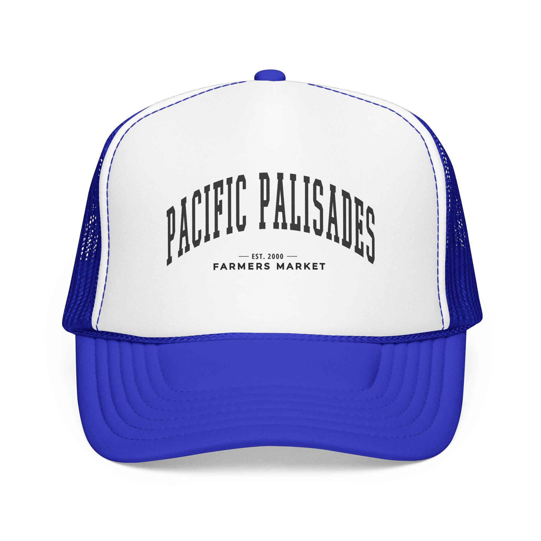 Pacific Palisades Market Trucker Hat (Large City Text)