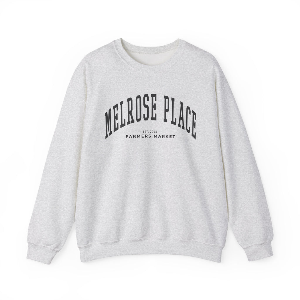 Melrose Place Farmers Market Collegiate Crewneck (Large City Text)