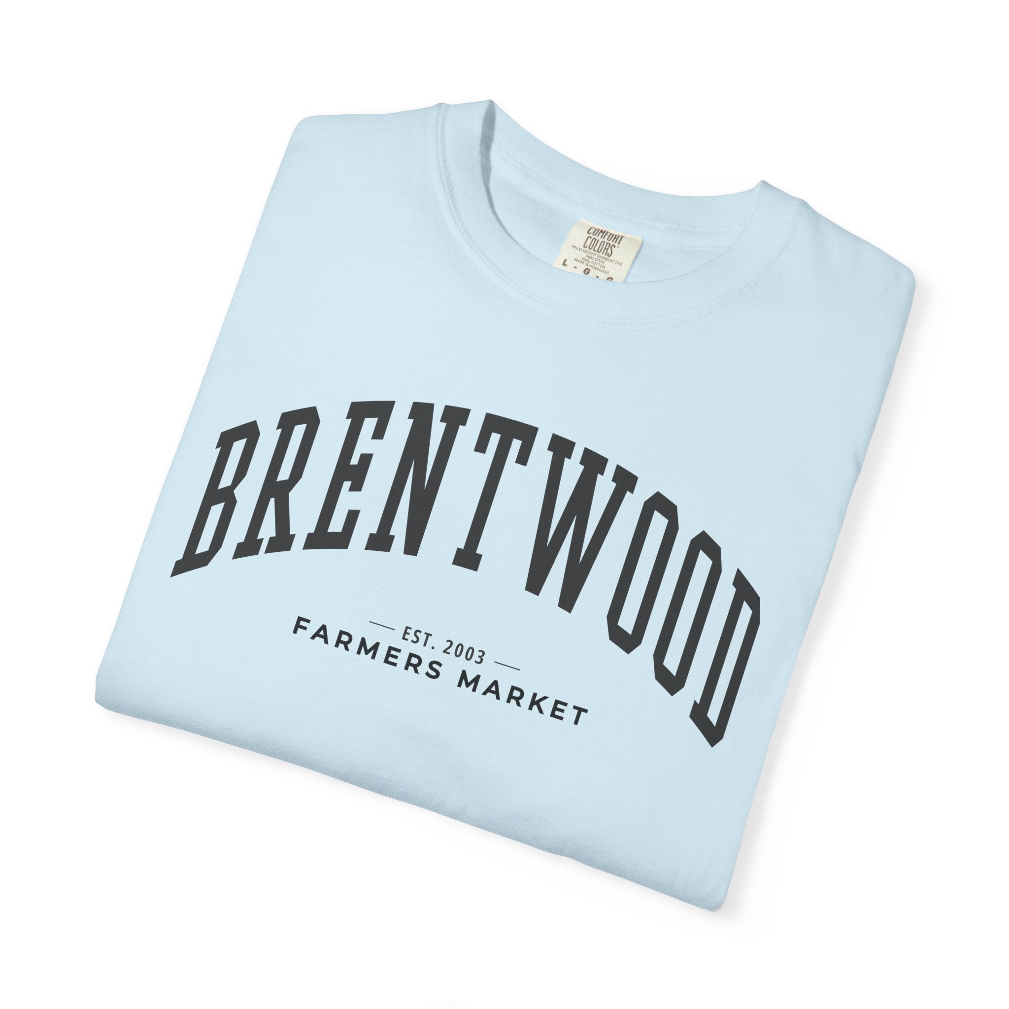 Brentwood Farmers Market Tee (Large City Text)