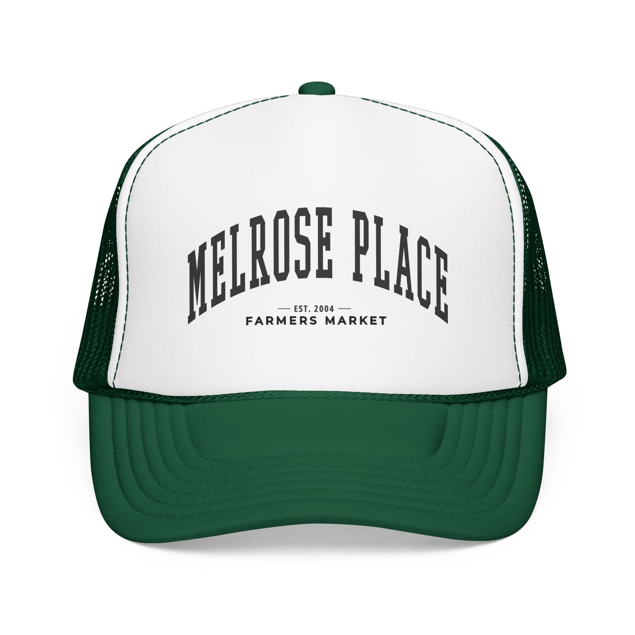 Melrose Place Market Trucker Hat (Large City Text)
