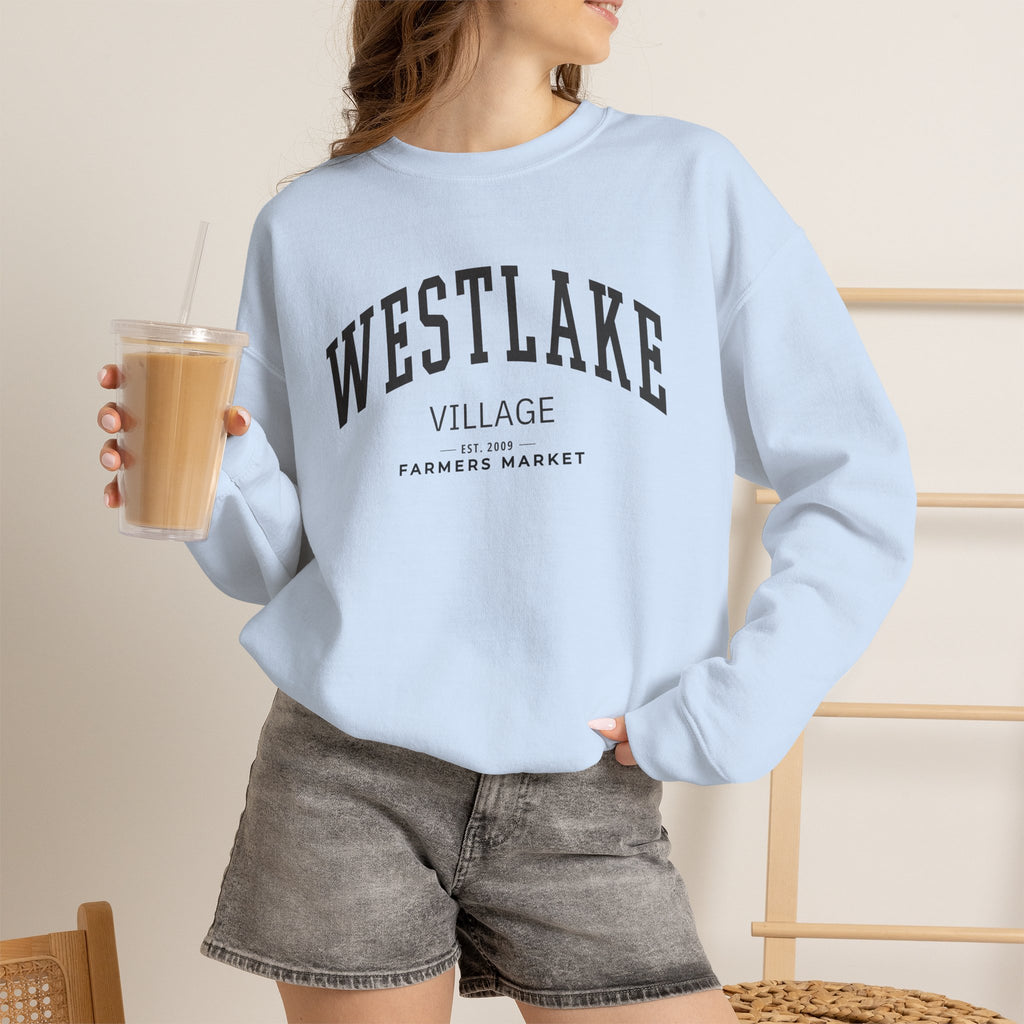 Westlake Village Farmers Market Collegiate Crewneck (Large City Text)