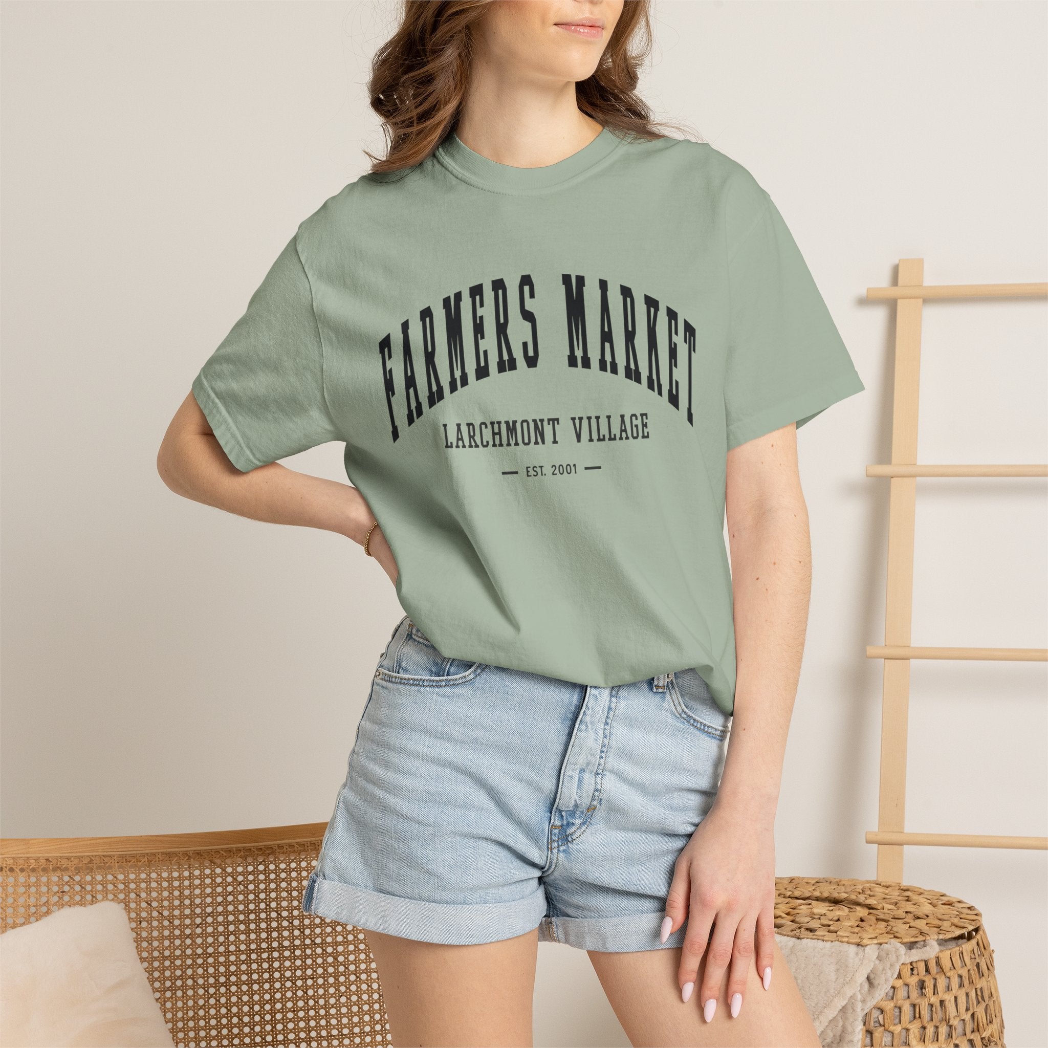 Larchmont Village Farmers Market Tee (Small City Text)