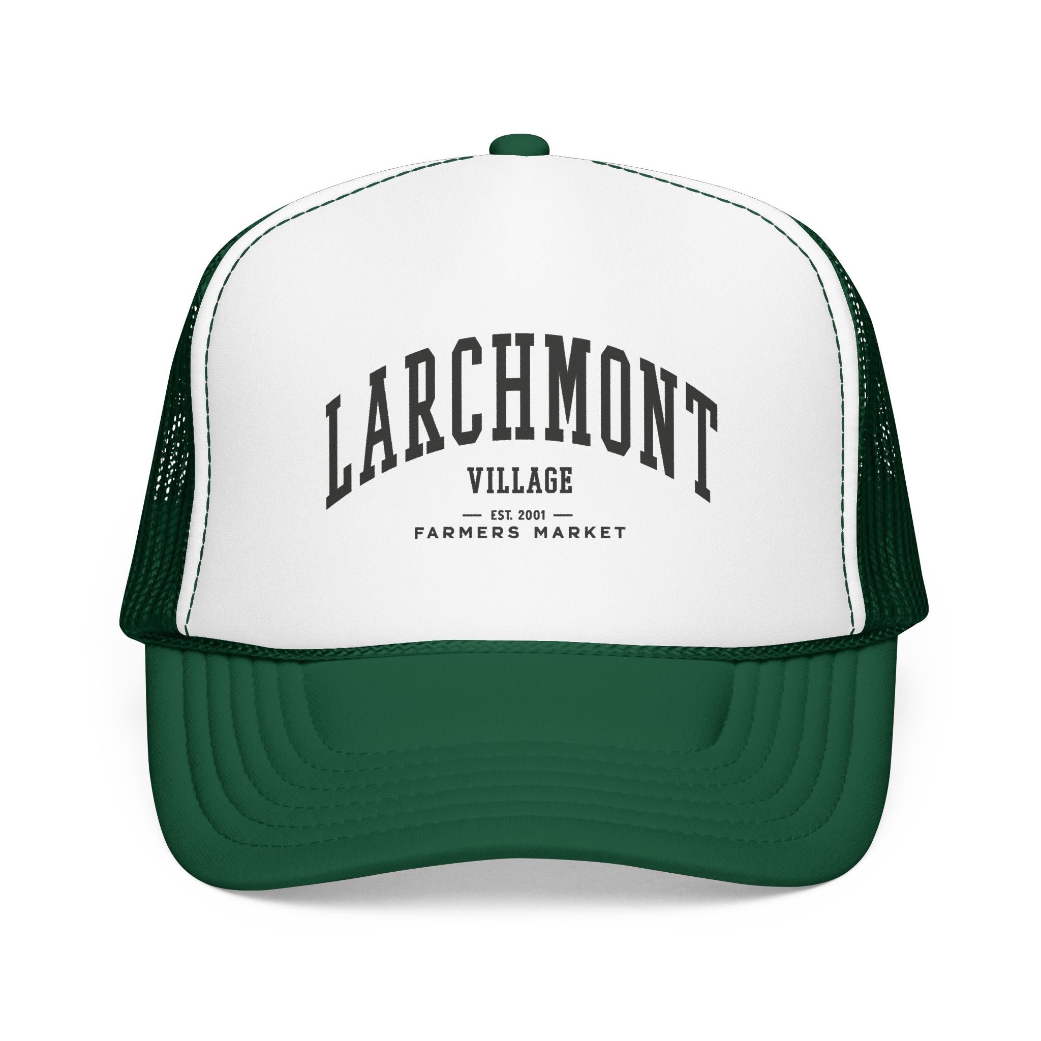 Larchmont Village Market Trucker Hat (Large City Text)