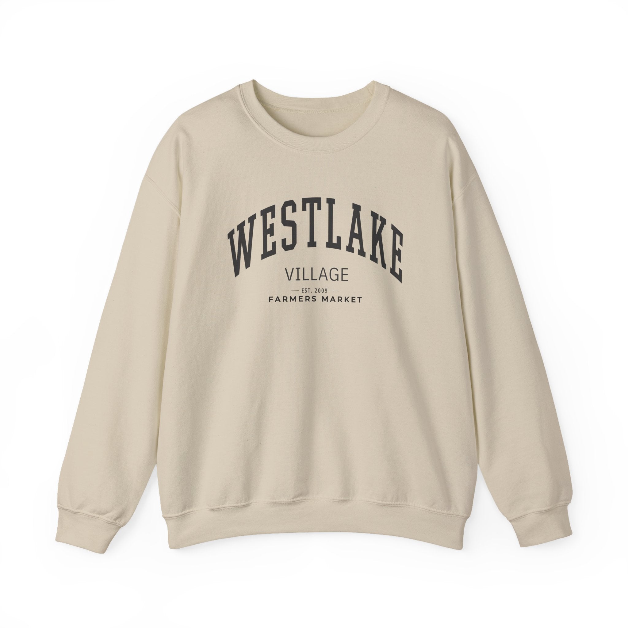 Westlake Village Farmers Market Collegiate Crewneck (Large City Text)