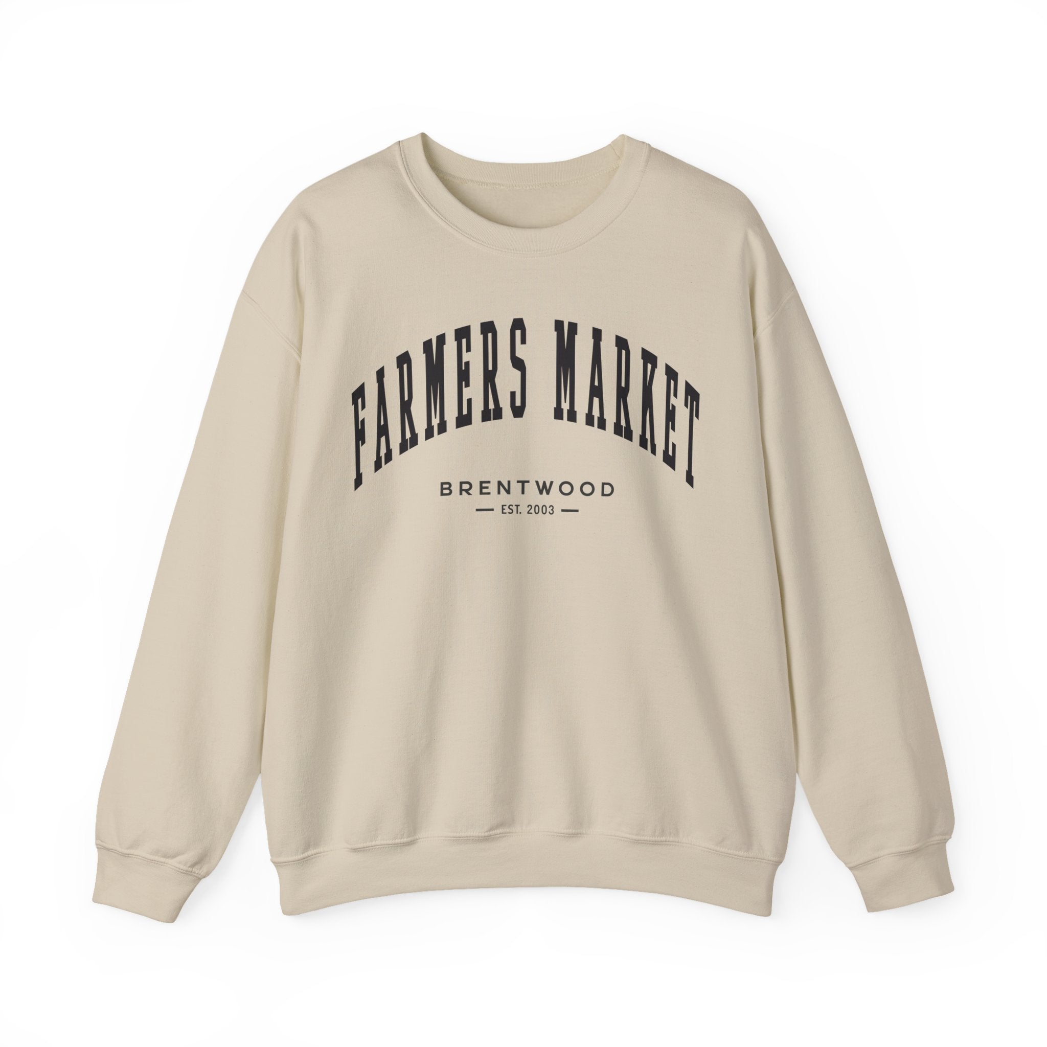 Brentwood Farmers Market Sweatshirt (Small City Text)