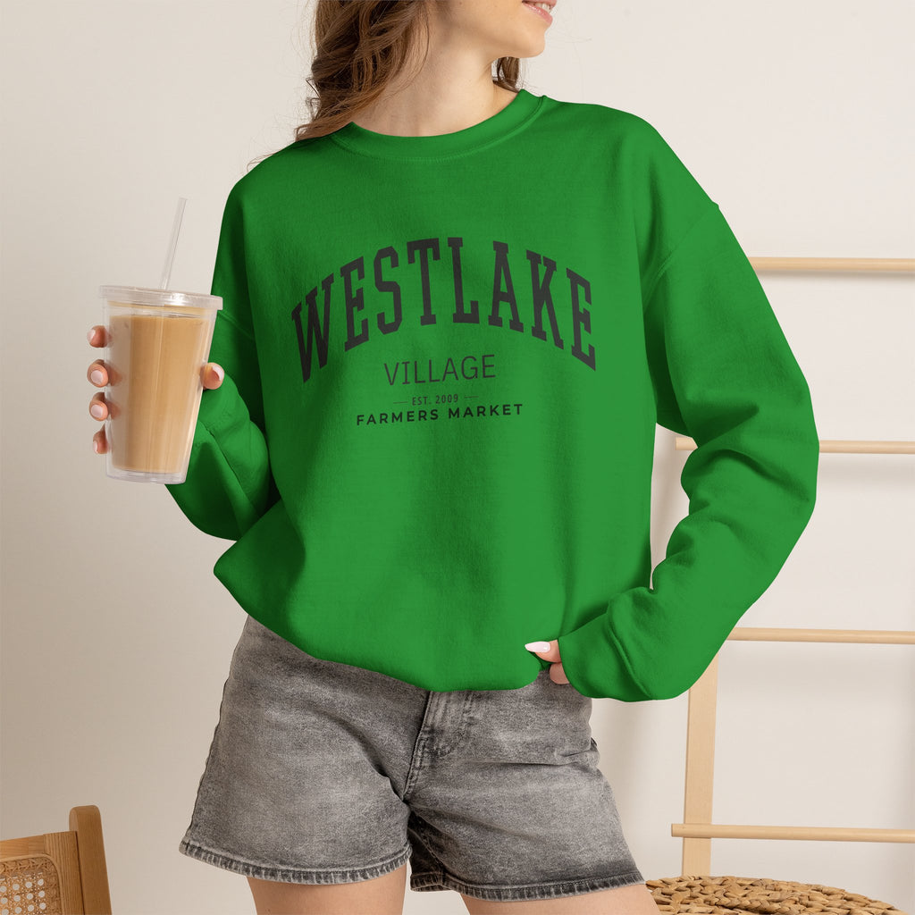 Westlake Village Farmers Market Collegiate Crewneck (Large City Text)