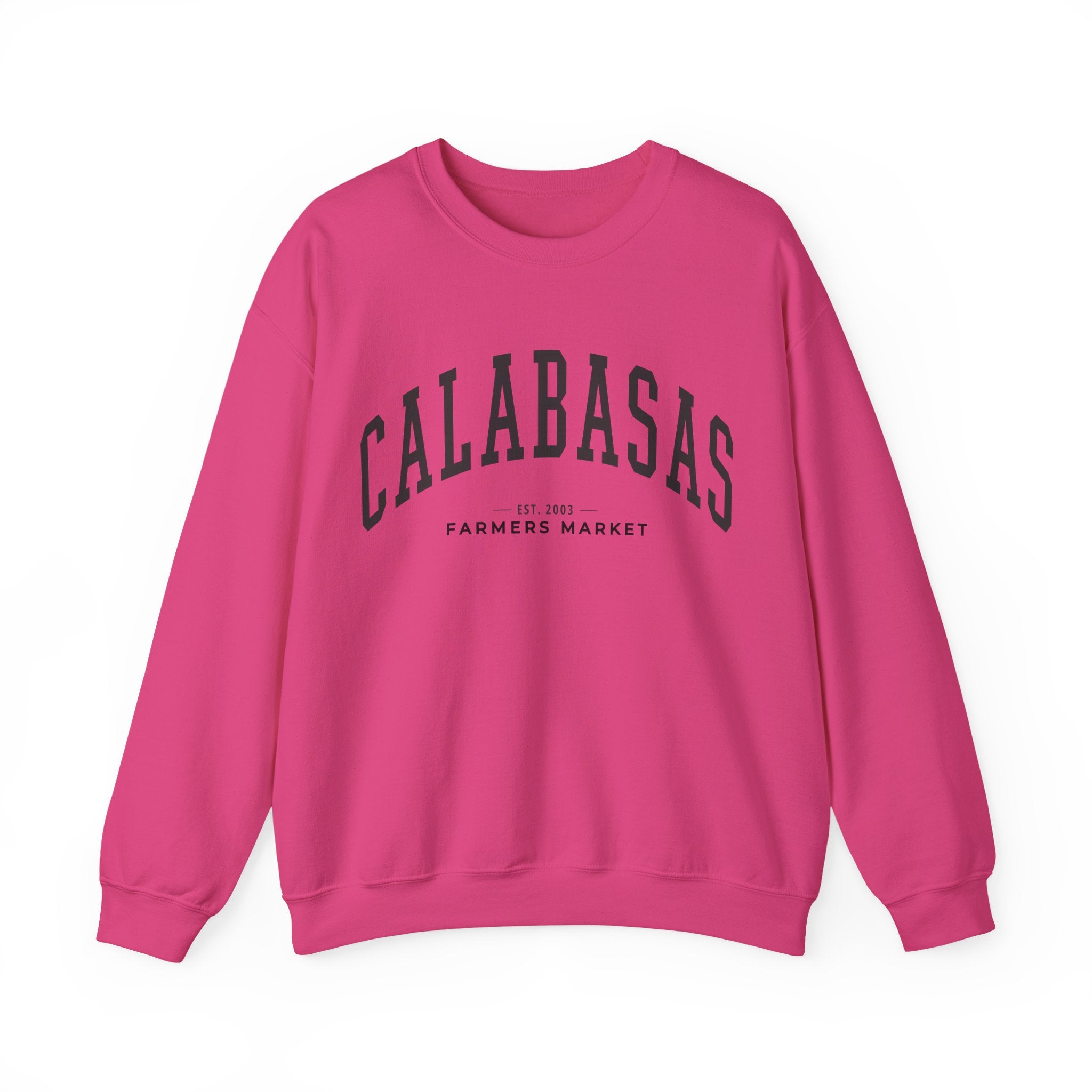 Calabasas Farmers Market Collegiate Crewneck (Large City Text)