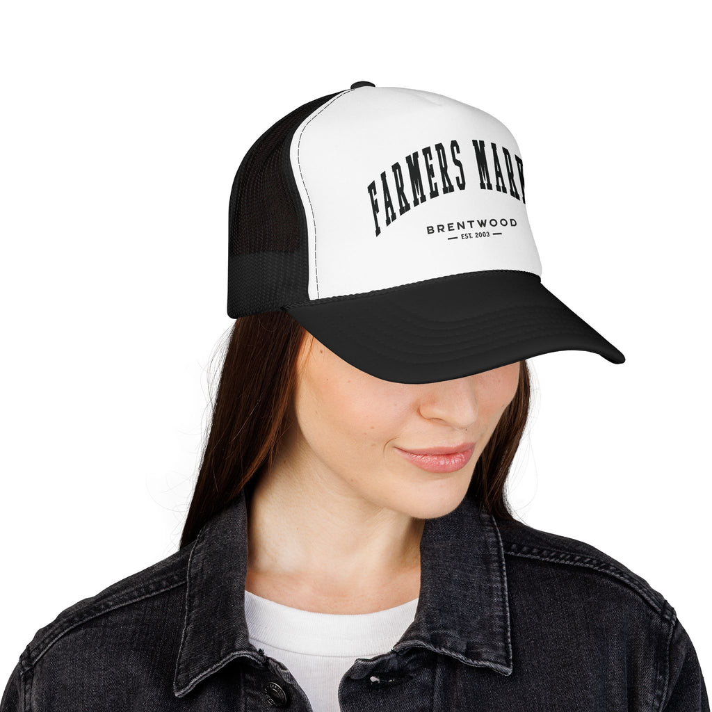 Brentwood Farmers Market Trucker Hat (Small City Text)