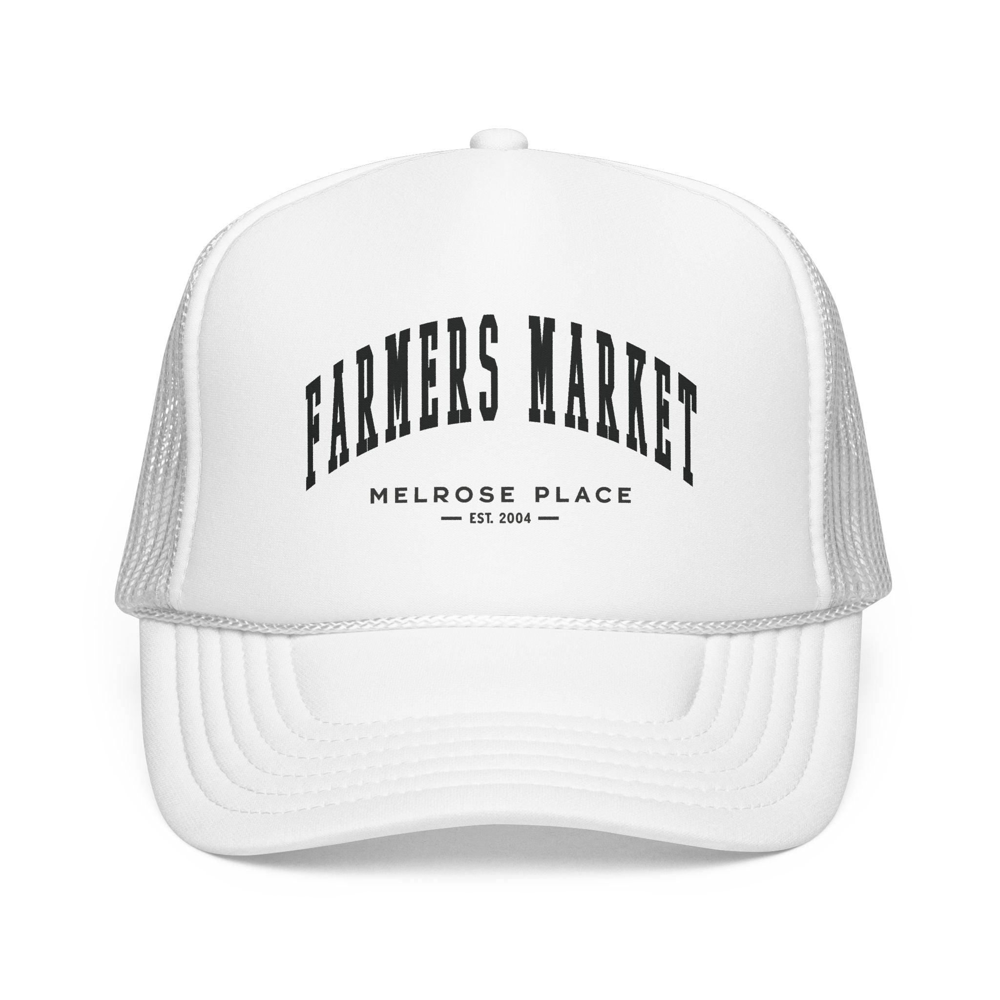 Melrose Place Market Trucker Hat (Small City Text)