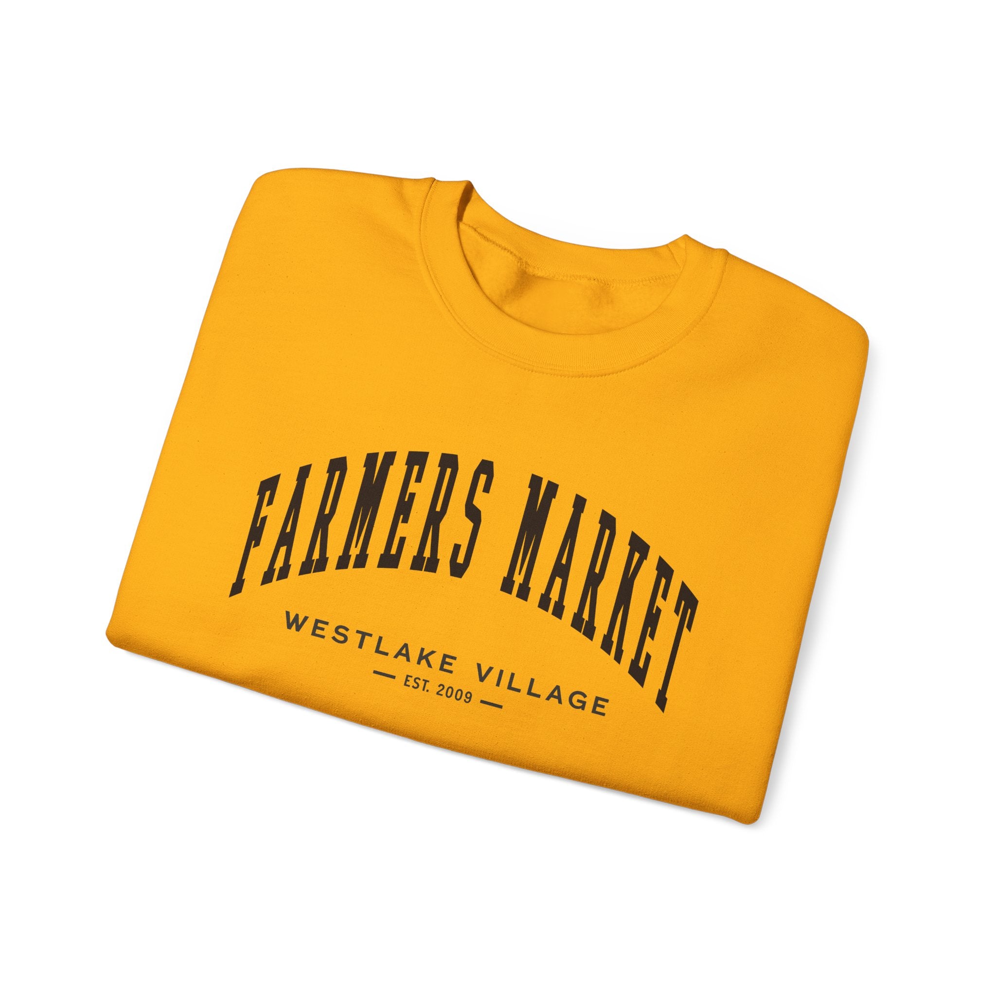 Westlake Village Farmers Market Collegiate Crewneck (Small City Text)
