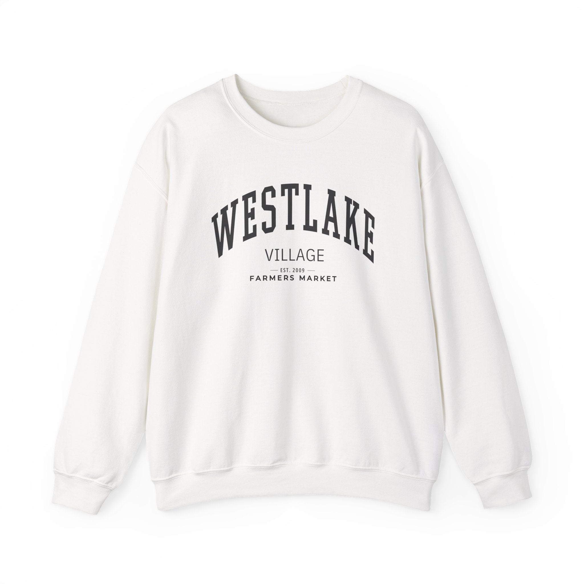 Westlake Village Farmers Market Collegiate Crewneck (Large City Text)