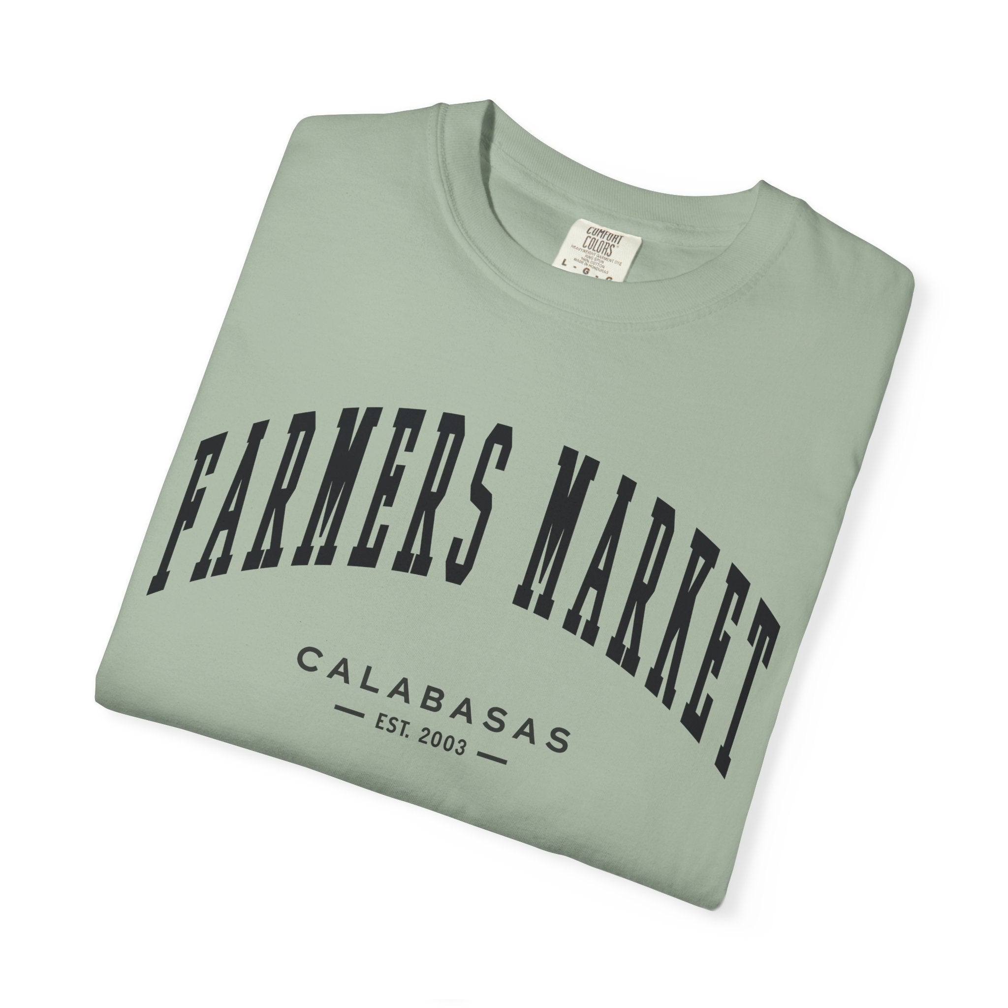 Calabasas Farmers Market Collegiate Tee (Small City Text)