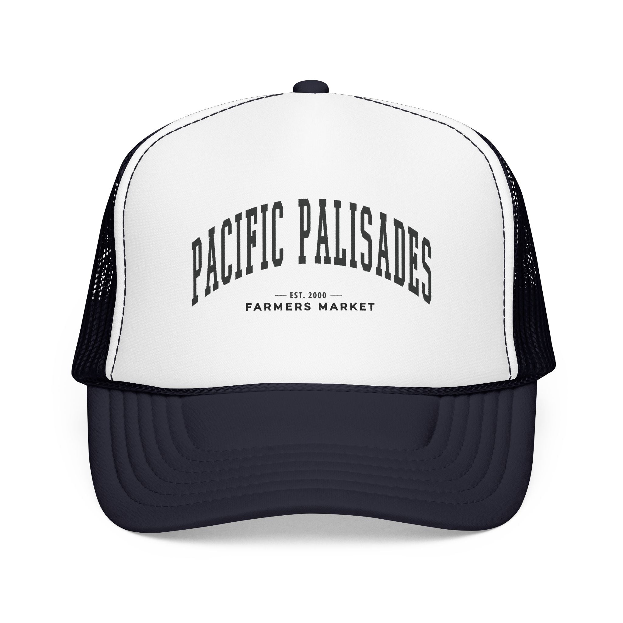 Pacific Palisades Market Trucker Hat (Large City Text)