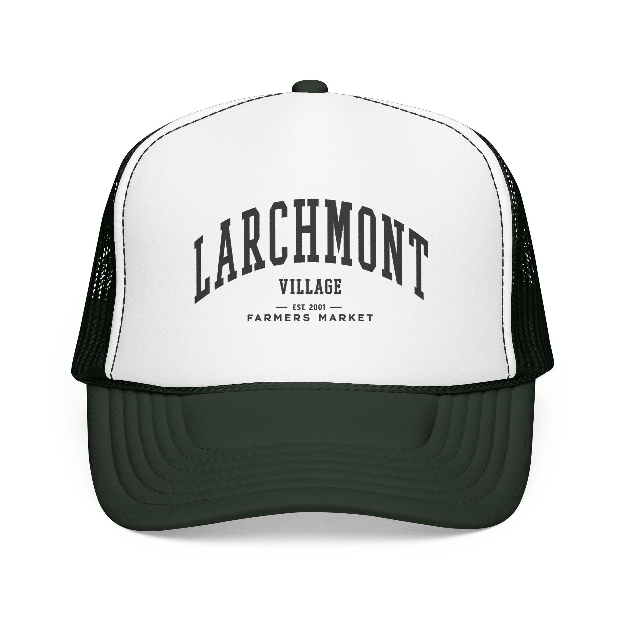 Larchmont Village Market Trucker Hat (Large City Text)