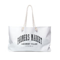 Larchmont Village Market Weekender Rope Tote (Small City Text)