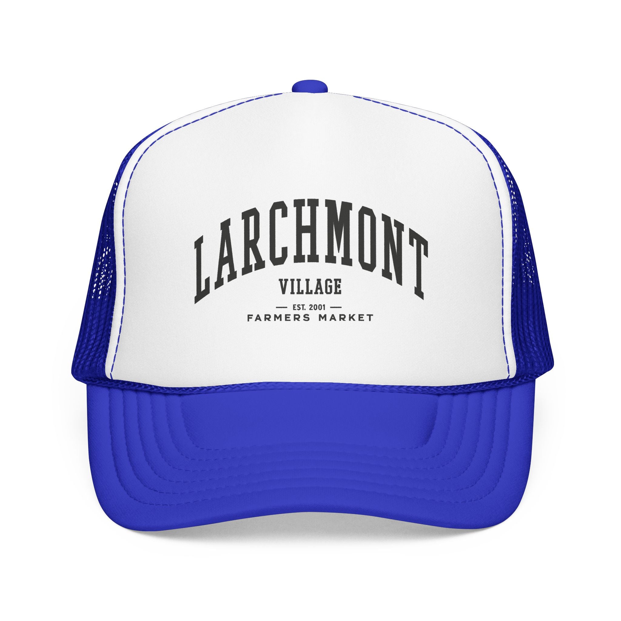 Larchmont Village Market Trucker Hat (Large City Text)