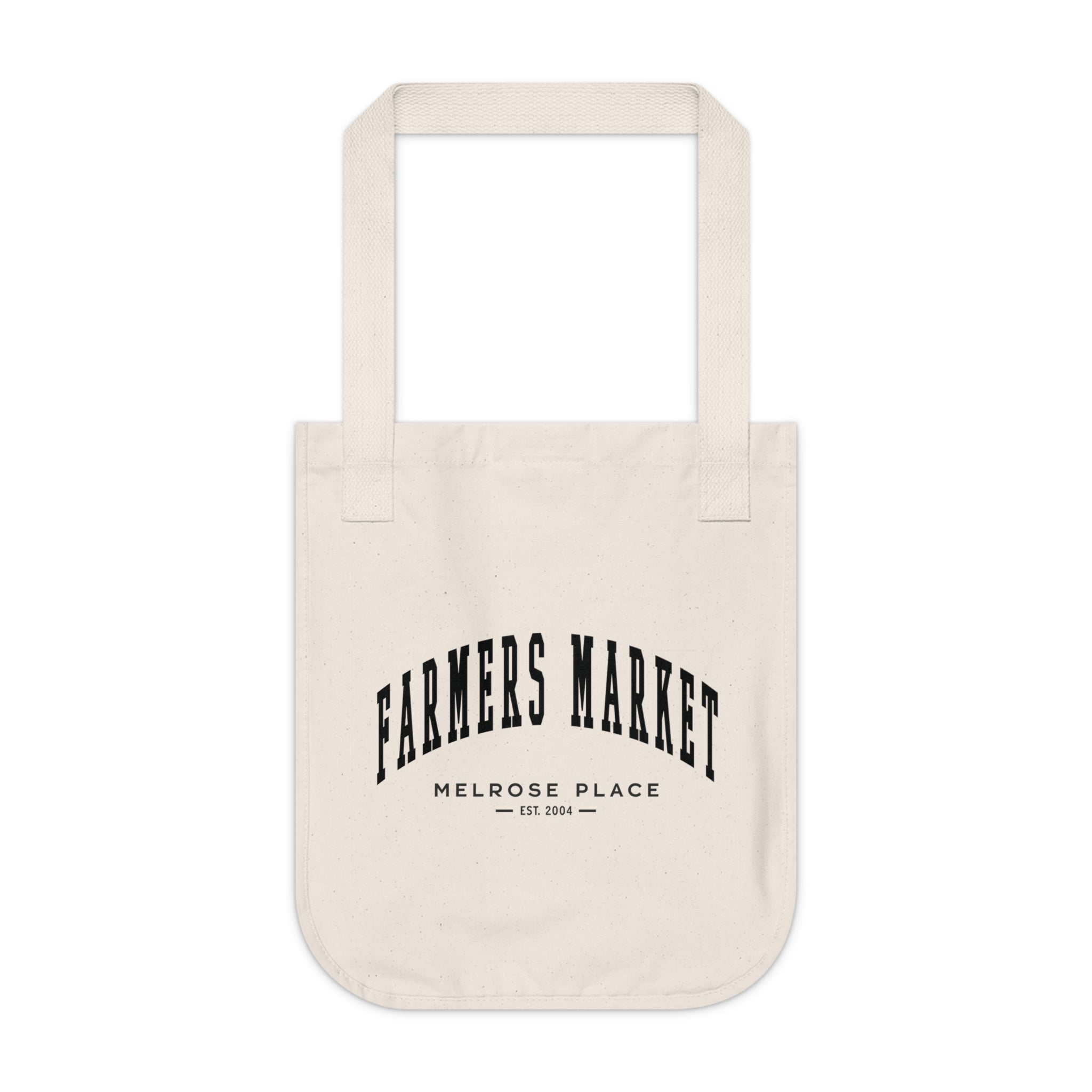 Melrose Place Market Tote (Small City Text)