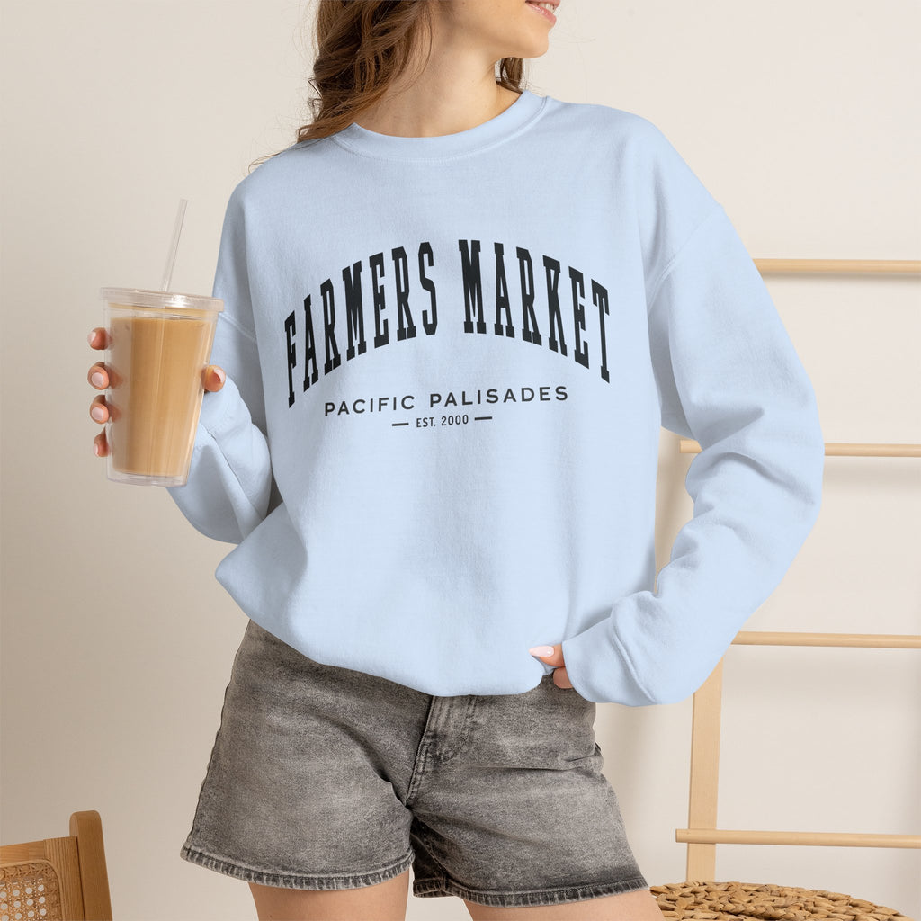 Pacific Palisades Farmers Market Collegiate Sweatshirt (Small City Text)