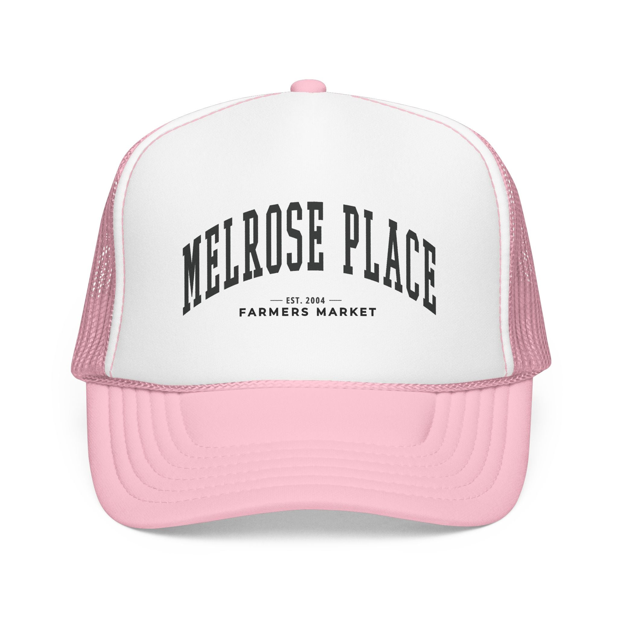Melrose Place Market Trucker Hat (Large City Text)