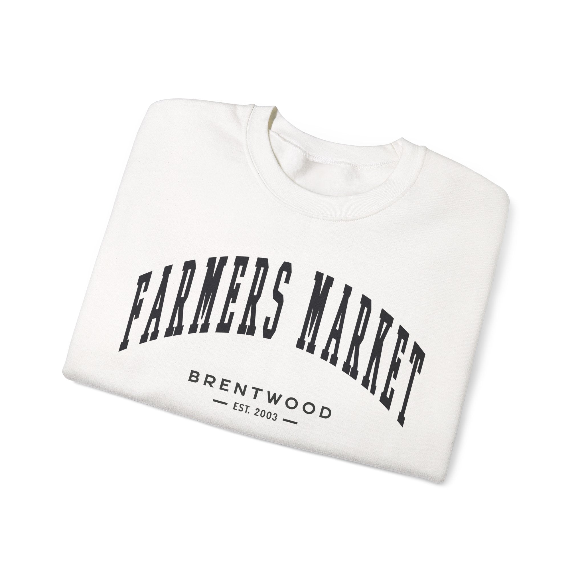 Brentwood Farmers Market Sweatshirt (Small City Text)