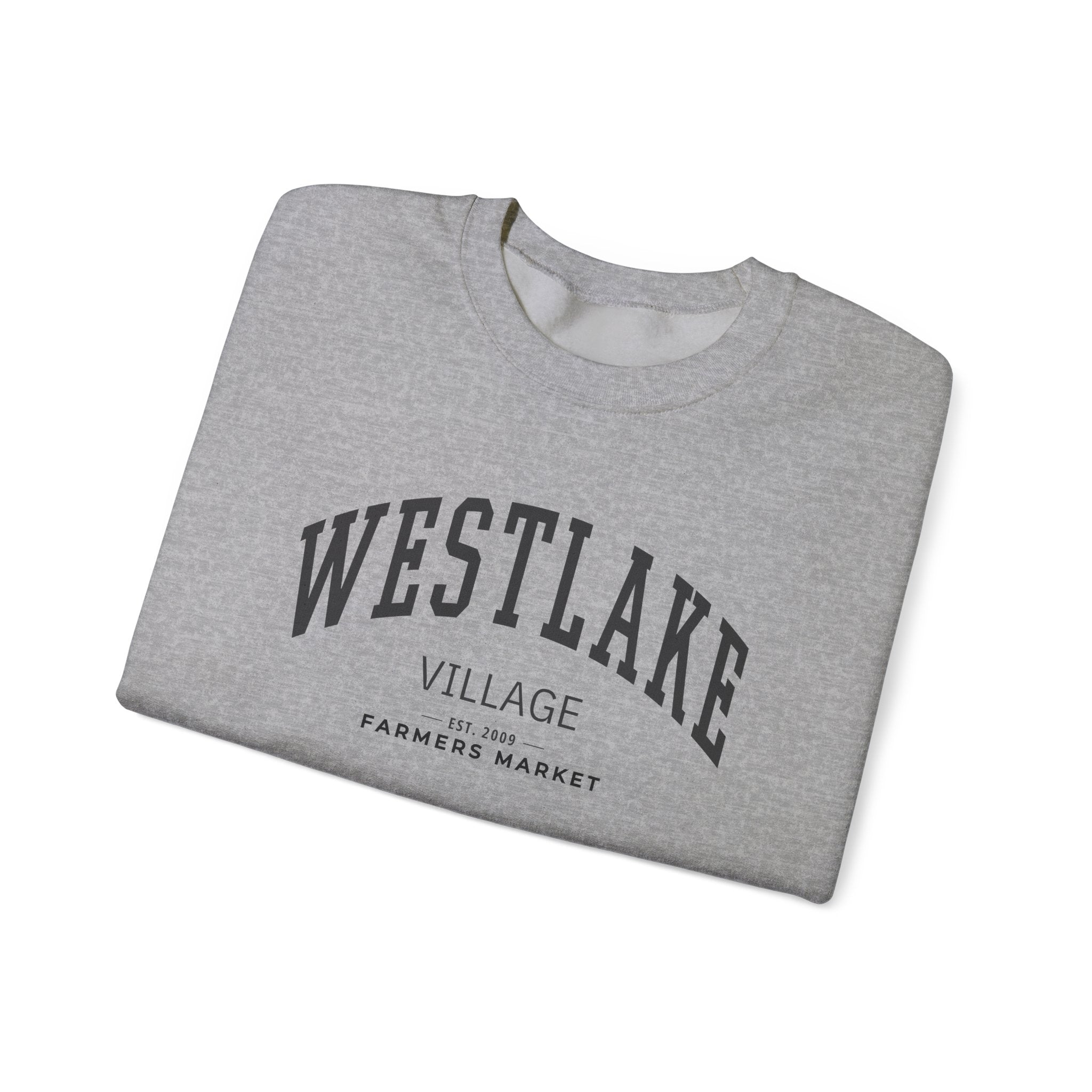 Westlake Village Farmers Market Collegiate Crewneck (Large City Text)