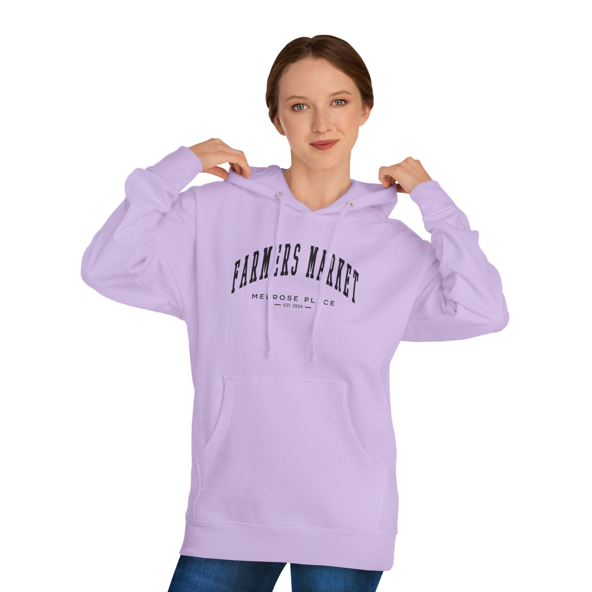 Melrose Place Farmers Market Collegiate Hoodie (Small City Text)
